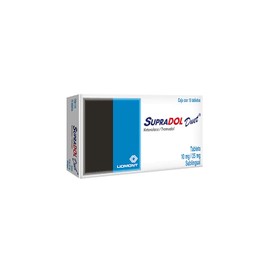 SUPRADOL DUET SUBLI 10/25MG 10TABN