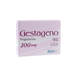 GESTAGENO 200 MG 15 CAPS