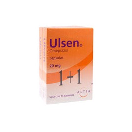 ULSEN 20 MG 14 CAPS OFTA 1+1