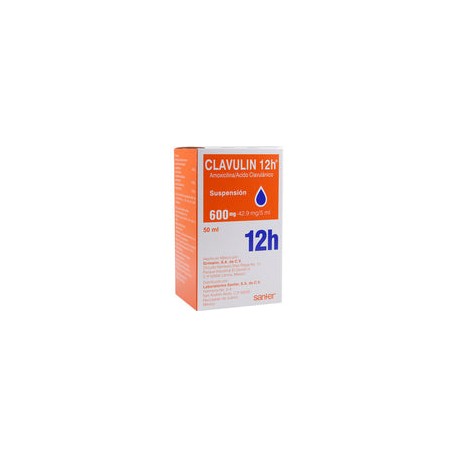 CLAVULIN 12H 600/42.9MG 50MLSUSP