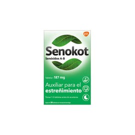 SENOKOT 187MG SENOSIDOS A-B 28TABN