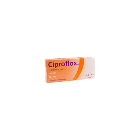 CIPROFLOX 250MG 12 CAPS