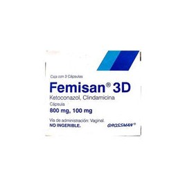 FEMISAN 3D 800/100MG VAG 3 CAPS