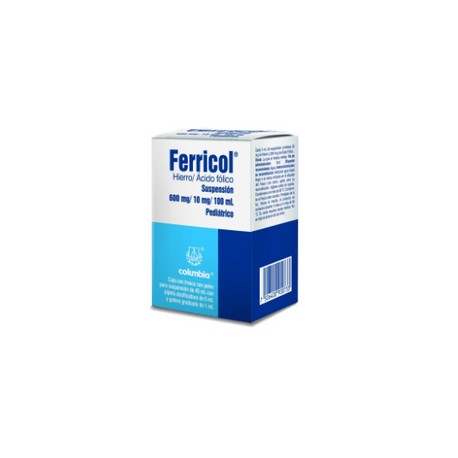 FERRICOL PED 600/10MG SUSP45ML PVO
