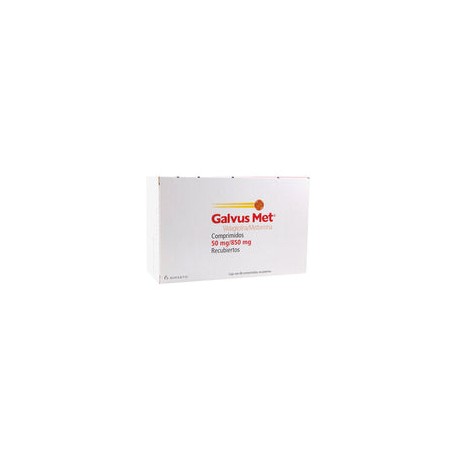 GALVUS-MET 50/850MG 60 CPR REC