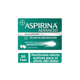 ASPIRINA ADVANCE 500 MG 20 TAB