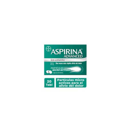ASPIRINA ADVANCE 500 MG 20 TAB