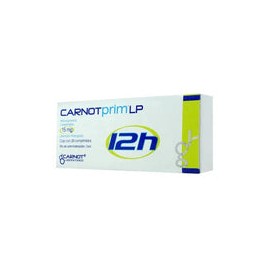 CARNOTPRIM LP 12H 15 MG 20 CPR