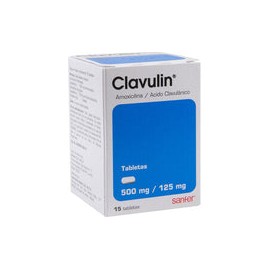 CLAVULIN 500 MG 15 TAB