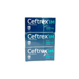 CEFTREX IM 500 MG SOL INY 3X2