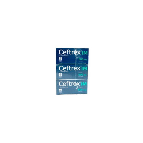 CEFTREX IM 500 MG SOL INY 3X2