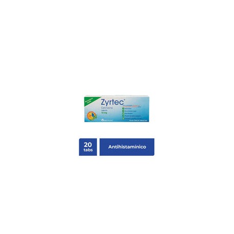 ZYRTEC 10 MG 20 TAB