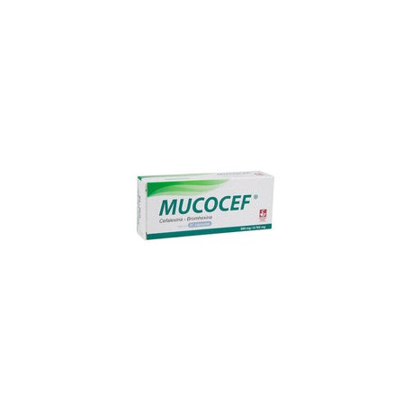 MUCOCEF 500/8.782 MG CAPS 21