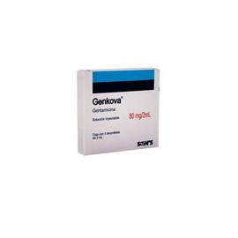 GENKOVA INY. 80 MG. CAJA C/5 AMP. C/2 ML.