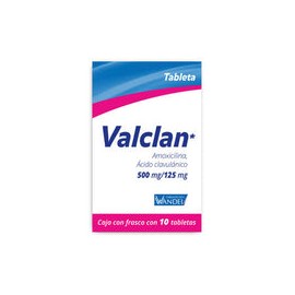 AMOX/A-CLAV 500/125MG 10TAB LGEN