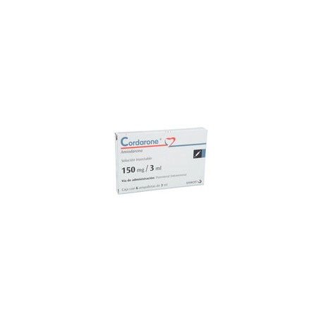 CORDARONE 150 MG 6X3 ML AMP