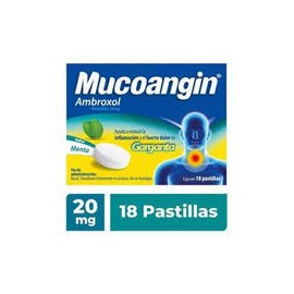 MUCOANGIN MENTA 20 MG 18 PAST