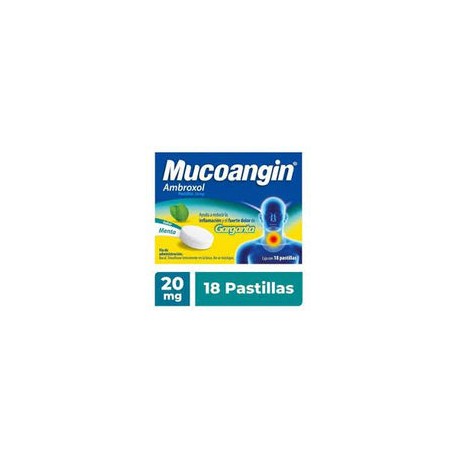 MUCOANGIN MENTA 20 MG 18 PAST