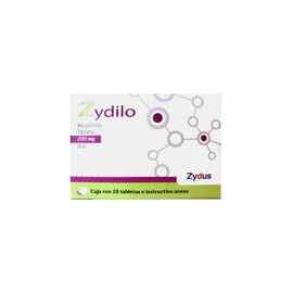 ZYDILO 200 MG 28 TAB