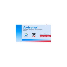 AVIRENA 40/10/12.5 MG 28 TAB