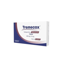 TREMECOX 300/15 MG TAB 20