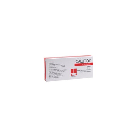 CALUTOL 50 MG 28 TAB