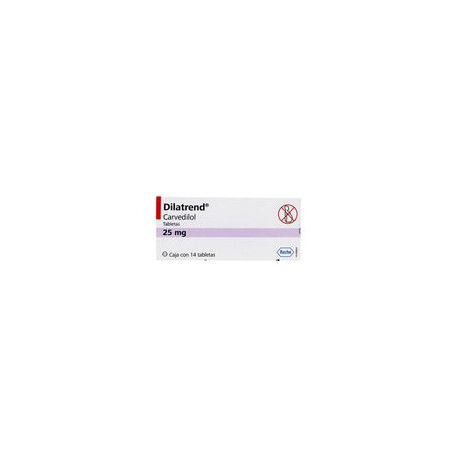 DILATREND 25 MG 14 TAB