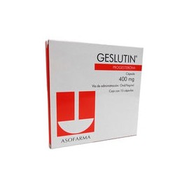 GESLUTIN 400MG 15 CAPS