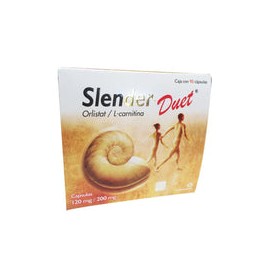 SLENDER-DUET 120/200 MG 90 CAPS