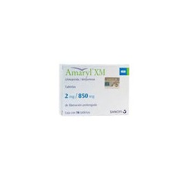 AMARYL XM 2/850 MG 16 TAB