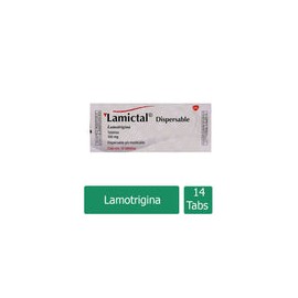 LAMICTAL 100 MG DISPER 14 TAB
