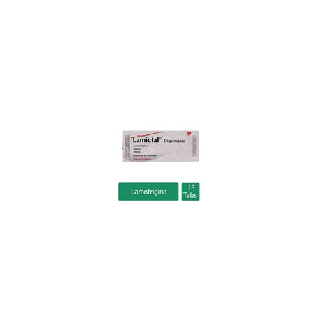 LAMICTAL 100 MG DISPER 14 TAB