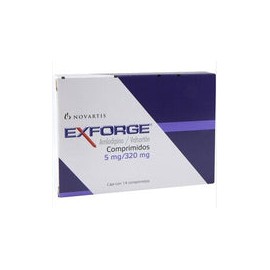EXFORGE 5/320 MG 14 CPR