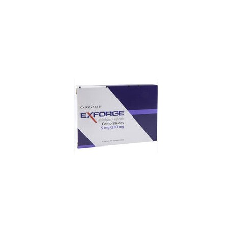 EXFORGE 5/320 MG 14 CPR