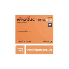 APROVASC 150/10 MG 28 TAB