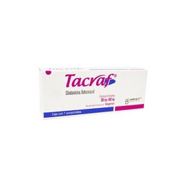 TACRAF 100/400MG 7 CPR