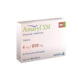 AMARYL XM 4/850 MG 16 TAB