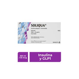 SOLIQUA 100U 33MCG S INY 3X3ML PLUM