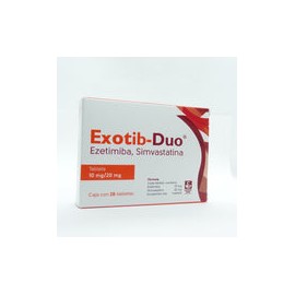 EXOTIB-DUO 10/20 MG 14 TAB