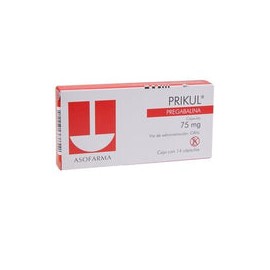 PRIKUL 75 MG 14 CAPS