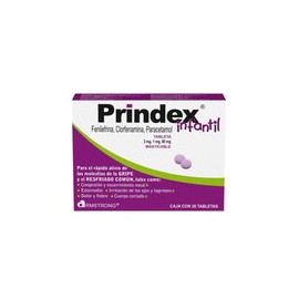 PRINDEX INFANTIL 3/1/80 MG 20 TAB