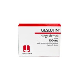 GESLUTIN 100 MG 15 CAPS          N
