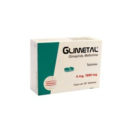GLIMETAL 1000/4MG 30 TAB
