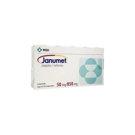JANUMET 50/850 MG 28 CPR
