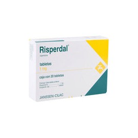 RISPERDAL 1MG 20 TAB
