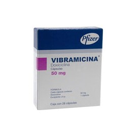 VIBRAMICINA 50 MG 28 CAPS