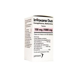 INVOKANA DUO 150/1000 MG 60 TAB