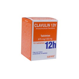 CLAVULIN 12H 875/125MG 10 TAB