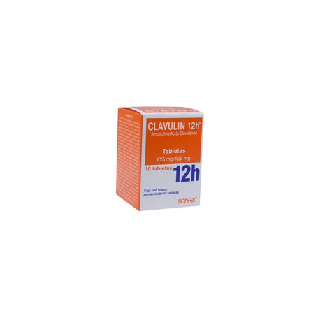 CLAVULIN 12H 875/125MG 10 TAB